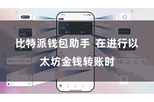 比特派钱包助手  在进行以太坊金钱转账时